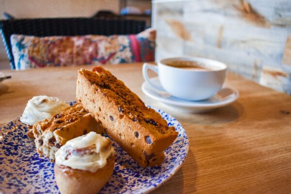 Amelia Island Coffee and biscuit