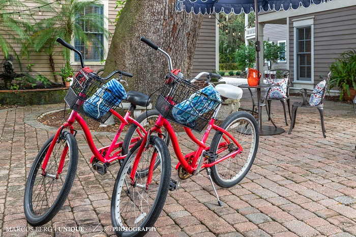 Amelia Island Williams House bikes