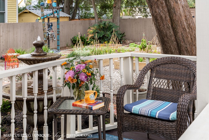 Amelia Island Williams House sitting space outdoor