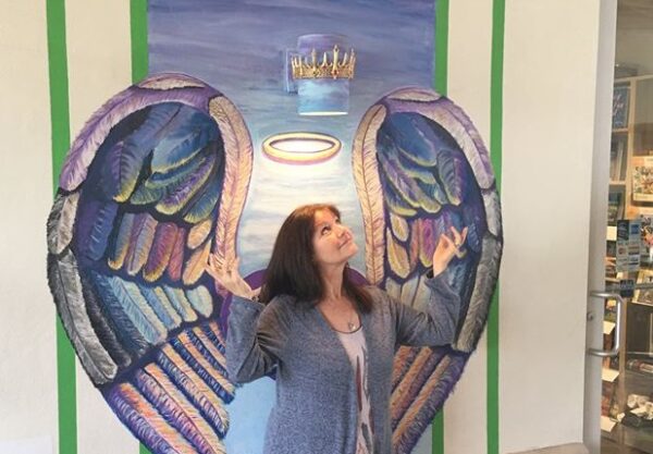 angel wings portrait