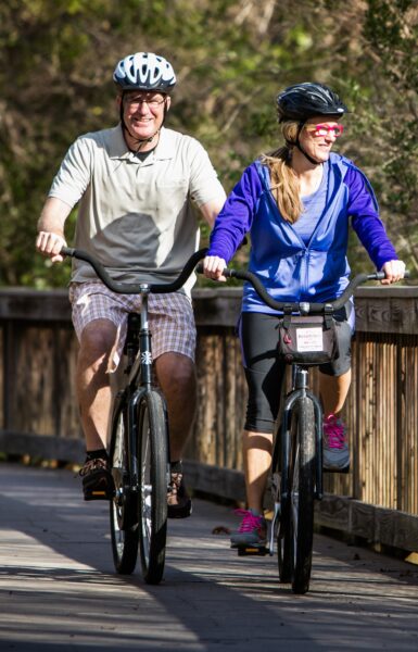 biking on Greenway