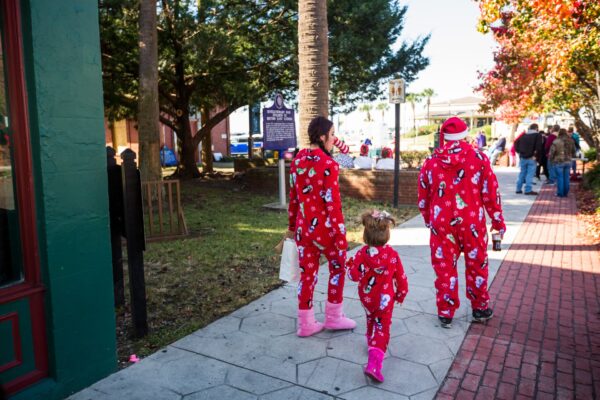 downtown Black Friday pajama party