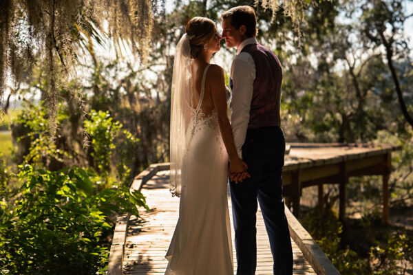 Canopy Wedding Couple