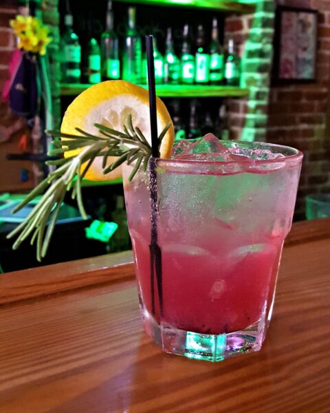 cocktail on bar