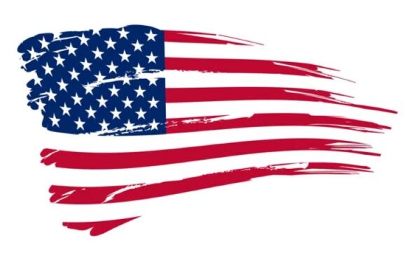 Cross the Line Veterans Flag