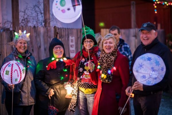 Dickens Illuminated Procession family