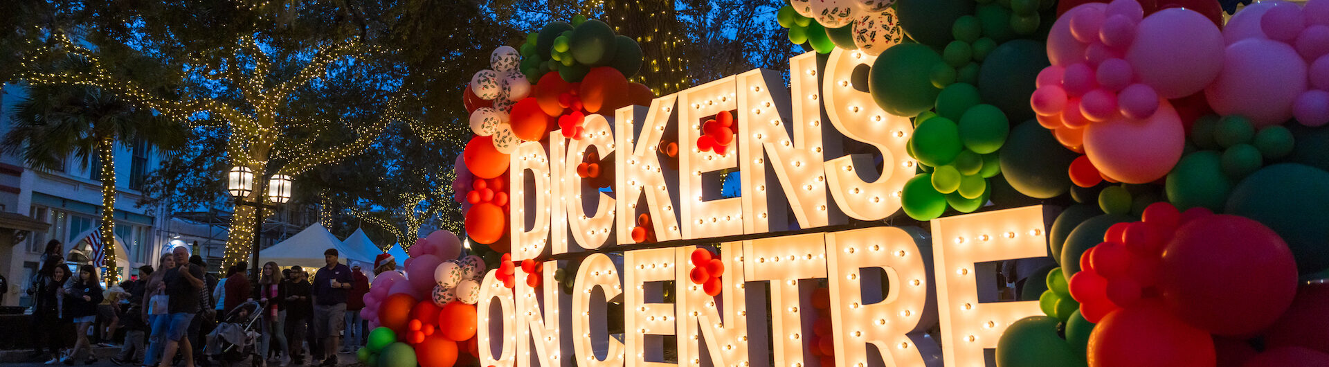 Dickens on Centre sign