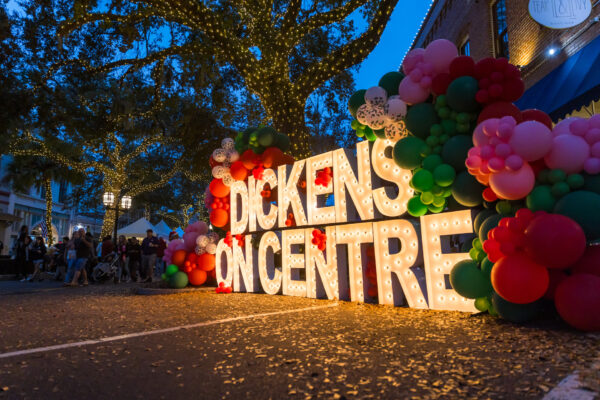 Dickens on Centre sign