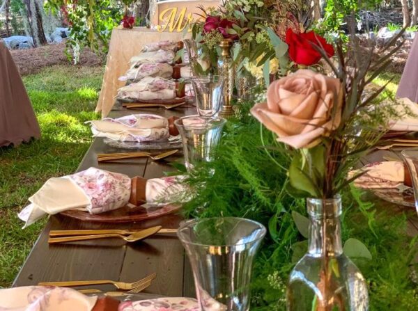 Dottie B Florist table