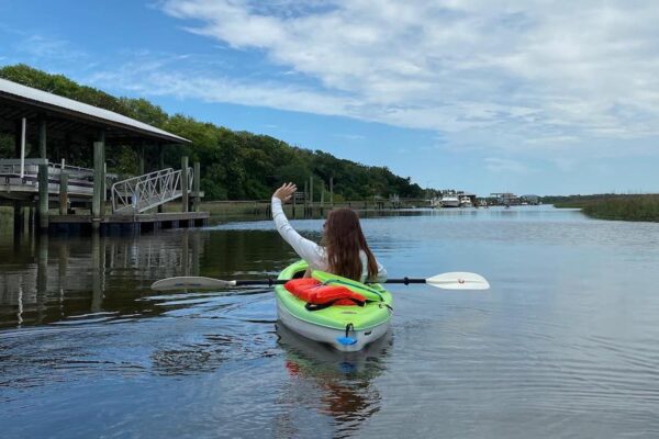 kayaking on Egans Creek