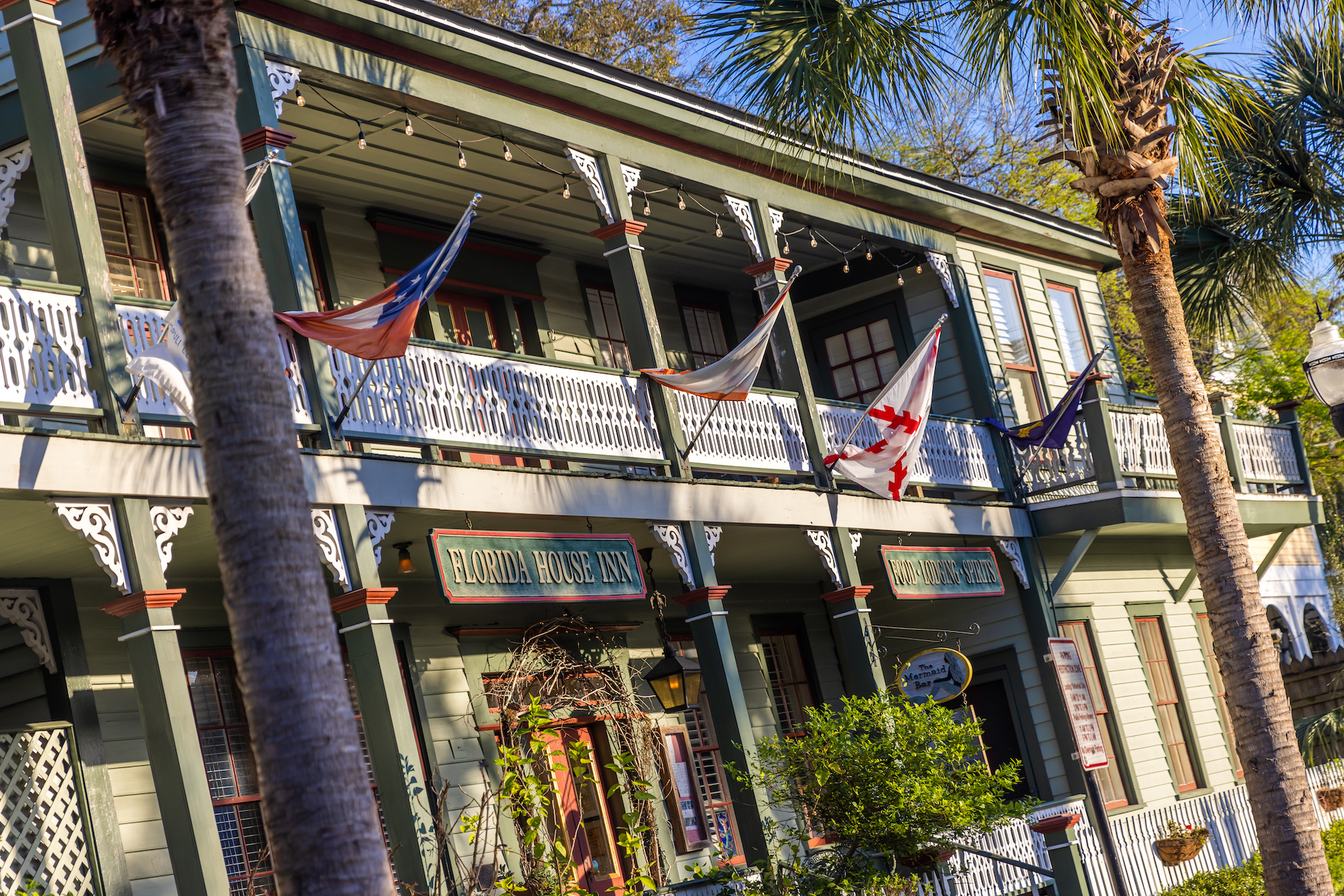 Florida House Inn flags
