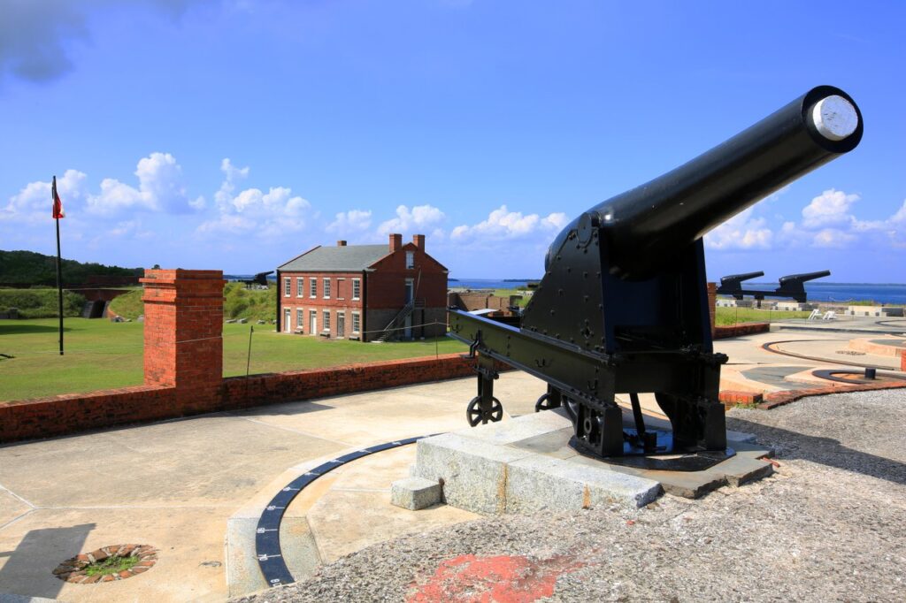 Fort Clinch historical cannon