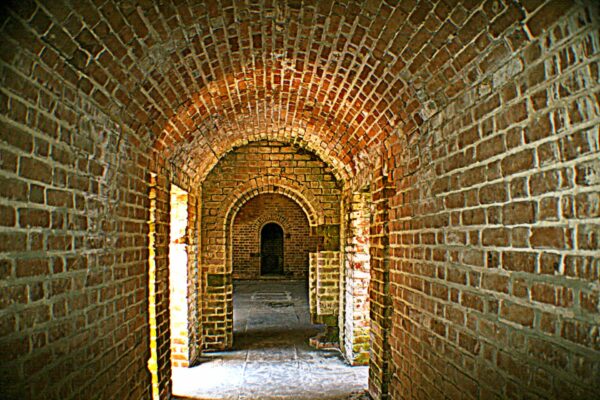 inside Fort Clinch
