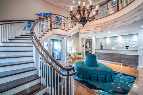 Hampton Inn & Suites, Amelia Island Historic Harbor Front staircase