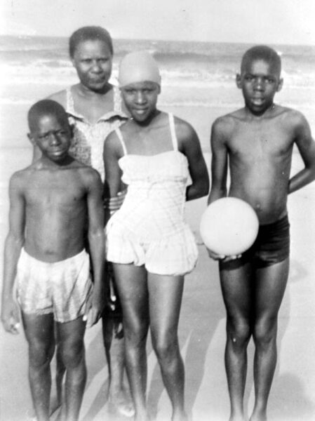 historic black and white photo on Amelia island