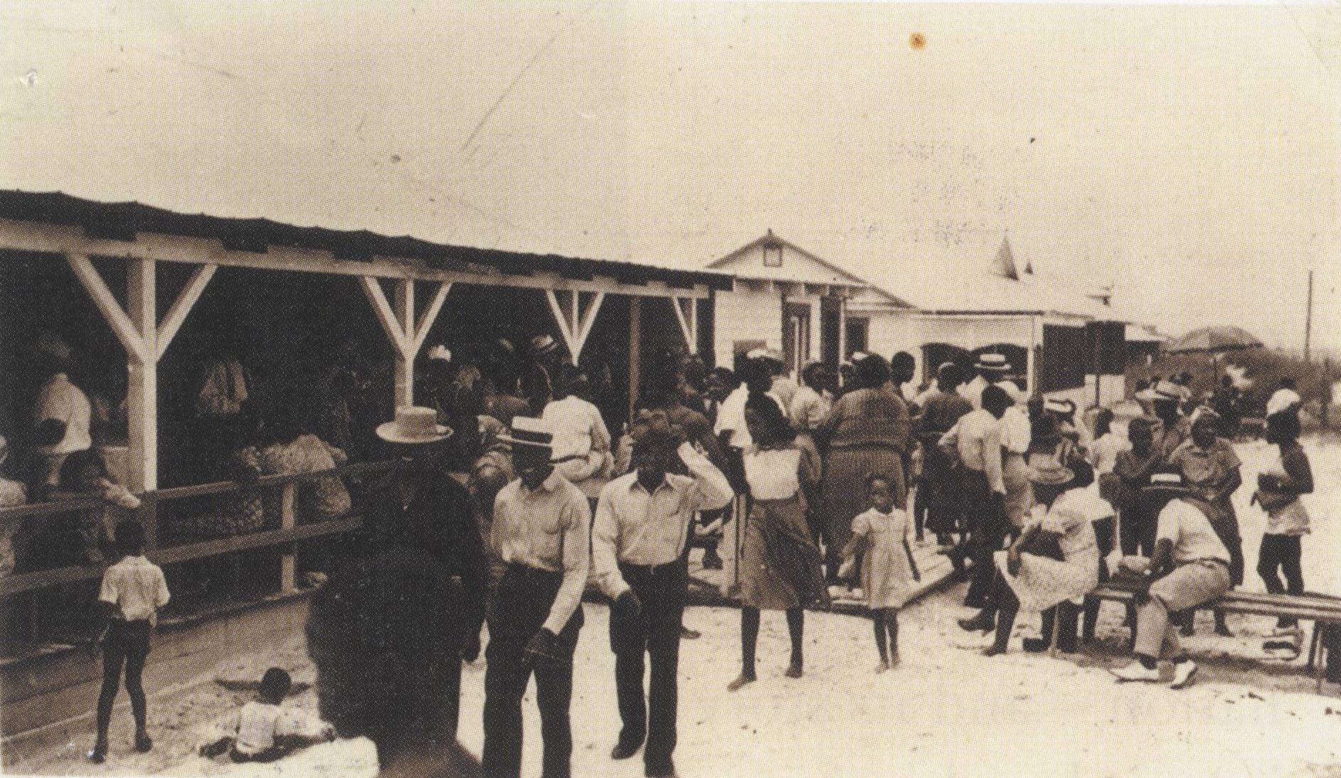 historic photo of American Beach