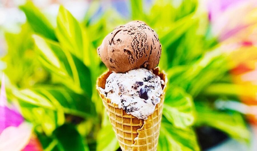 Island Time ice cream cone