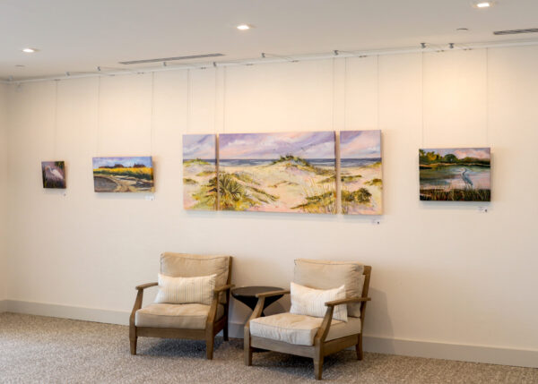 Luna Fine Art Gallery at Amelia Island chairs
