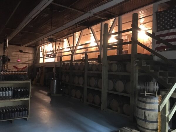 Marlin and Barrel Distillery barrels