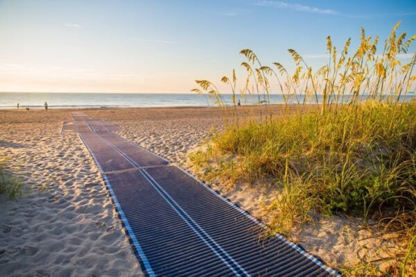 beach walkway
