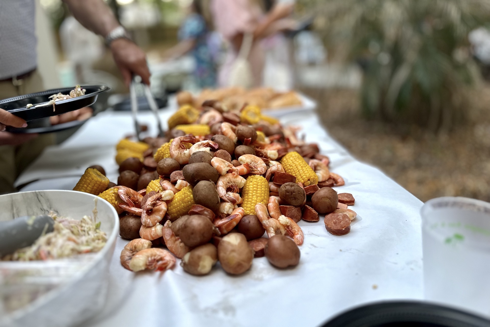 New South Fernandina Beach Catering and Food Truck corn and potatoes