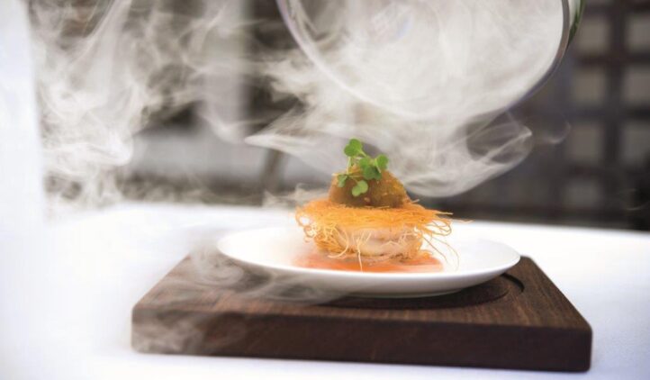 Salt at The Ritz-Carlton smoky dish