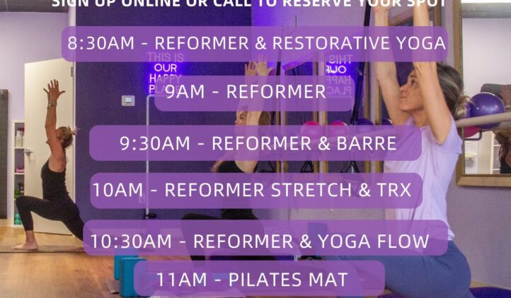 Sample Saturday schedule