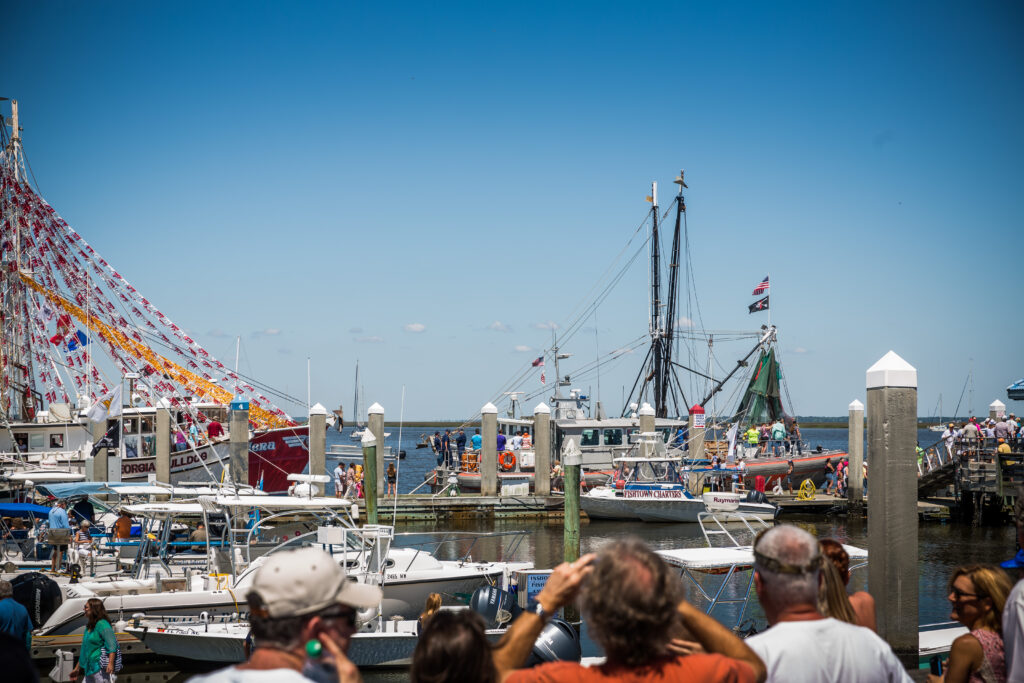 Shrimp Festival decorated boat contest