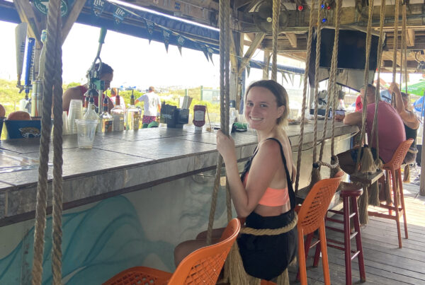 Sliders Seaside Bar swings