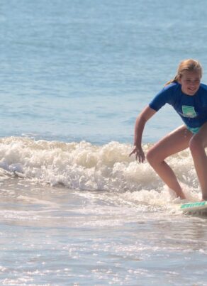 Surf Asylum girl on board
