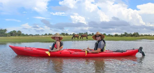 kayaking outdoors