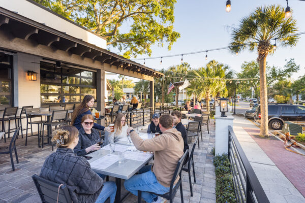 The Boat House Amelia Island outdoor seating