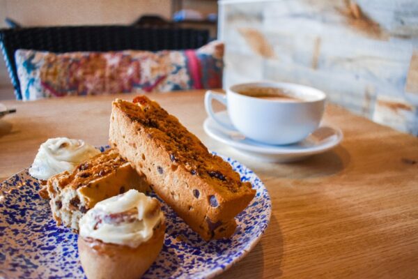 coffee and dining options