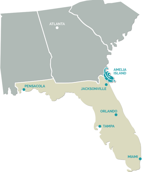 Amelia Island map