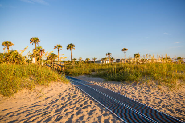 beach walkway