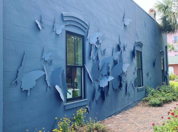 butterfly wall