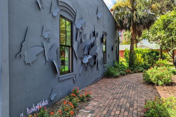 butterfly wall