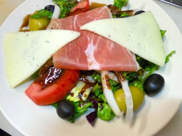 ham and cheese plate