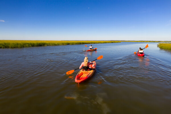 kayaking tour group